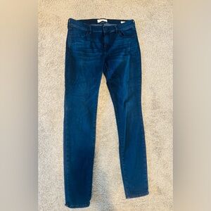 PacSun Dark Blue Low-Rise Straight Leg Jean Legging